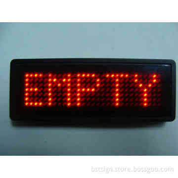 Red Color LED Name Badge (BST79AR)
